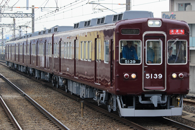 【能勢電】5100系5138F 出場試運転を茨木市駅で撮影した写真