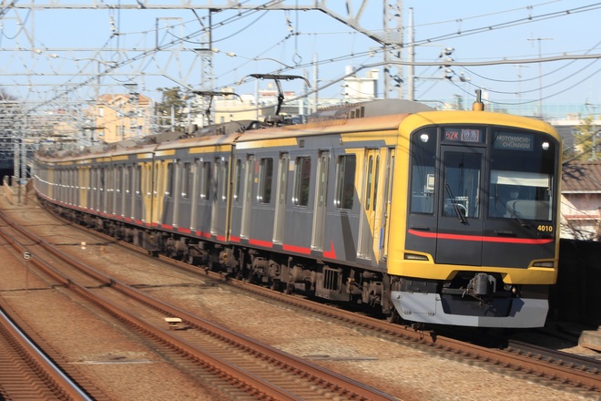 【東急】5050系4110F HMを取り外して運転を多摩川駅で撮影した写真
