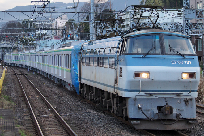 【メトロ】16000系16124F 甲種輸送を小田原駅で撮影した写真