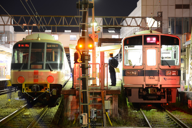 【小田急】30000形30051F（EXE） 日本車輌入場甲種輸送を新松田駅で撮影した写真