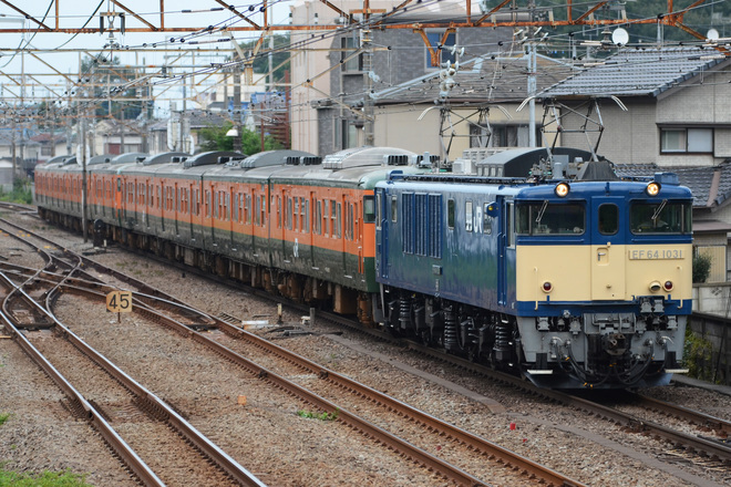 【JR東】115系タカT1143+T1147編成 長野配給を豊田駅で撮影した写真