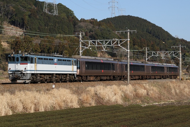 【小田急】30000形30052F(EXE) 日本車両入場甲種輸送を金谷～菊川間で撮影した写真