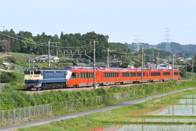 【小田急】70000形70052F「GSE」 甲種輸送を菊川～金谷間で撮影した写真