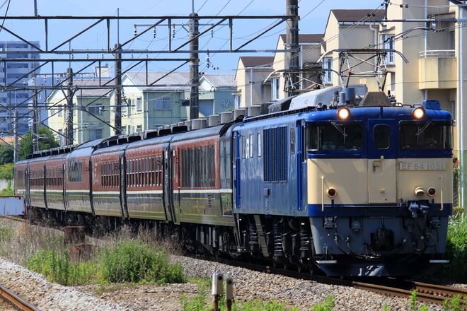 【JR東】ばんえつ物語号用客車返却回送を井野駅で撮影した写真