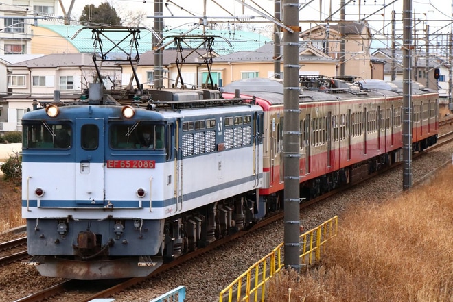 【西武】新101系253F(赤電）甲種輸送