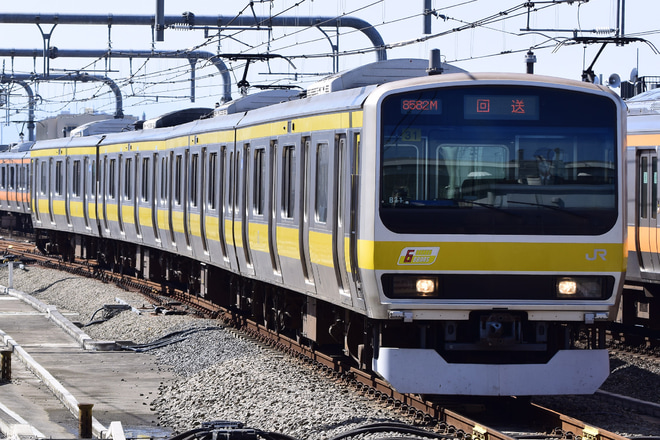 【JR東】E231系ミツB31編成三鷹返却回送を武蔵小金井駅で撮影した写真