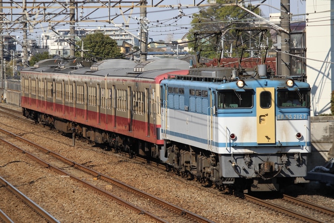 【西武】新101系247F(赤電塗装) 甲種輸送