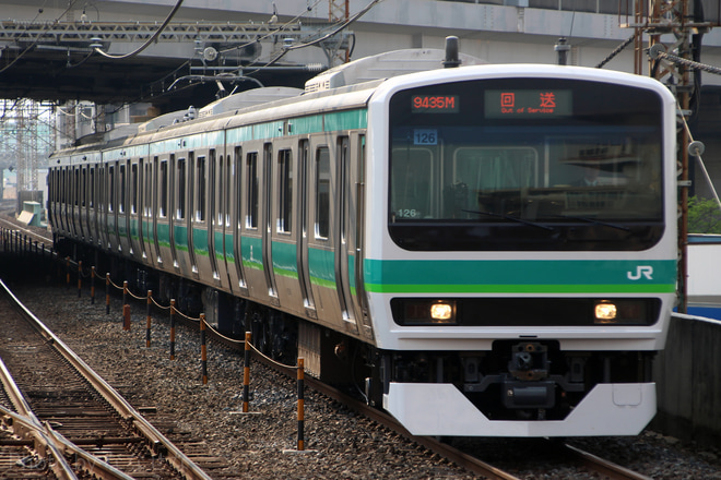 【JR東】E231系マト126編成 長野総合車両センター出場を武蔵浦和駅で撮影した写真