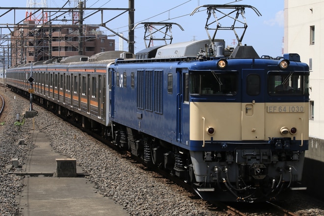 【JR東】205系ケヨM35編成 海外譲渡配給を西船橋駅で撮影した写真