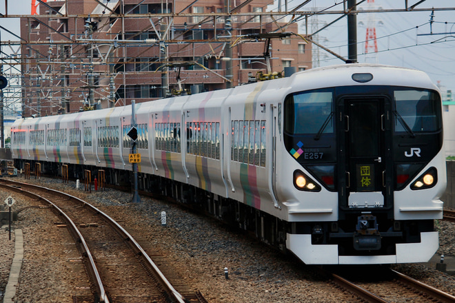 【JR東】E257系モトM-107編成団体臨時列車で舞浜へ