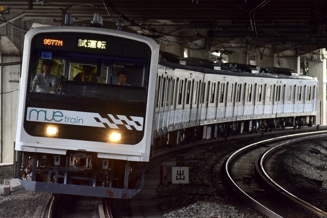 【JR東】209系「Mue-Train」 成田線試運転(201907)を赤羽駅で撮影した写真
