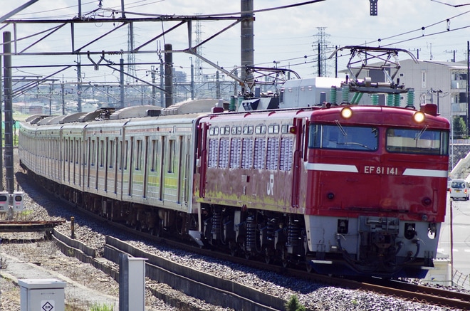 【JR東】205系ケヨM30編成 海外譲渡配給を吉川駅で撮影した写真