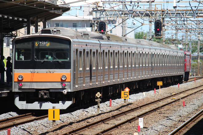 【JR東】205系ケヨM30編成 海外譲渡配給を南流山駅で撮影した写真