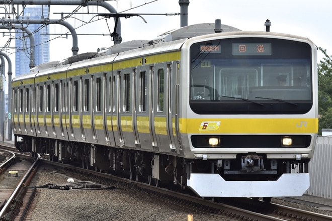 【JR東】E231系ミツB31編成三鷹返却回送(20190914)を東小金井駅で撮影した写真