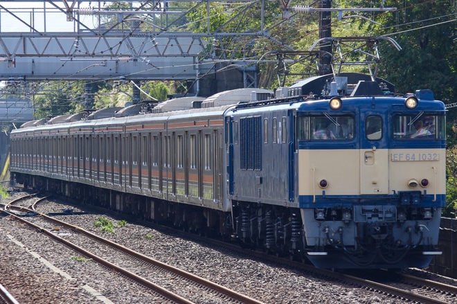 【JR東】205系ケヨM65編成 海外譲渡配給を市川大野駅で撮影した写真