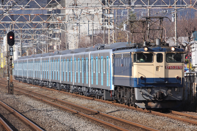 【西武】40000系40151F甲種輸送を平塚駅で撮影した写真