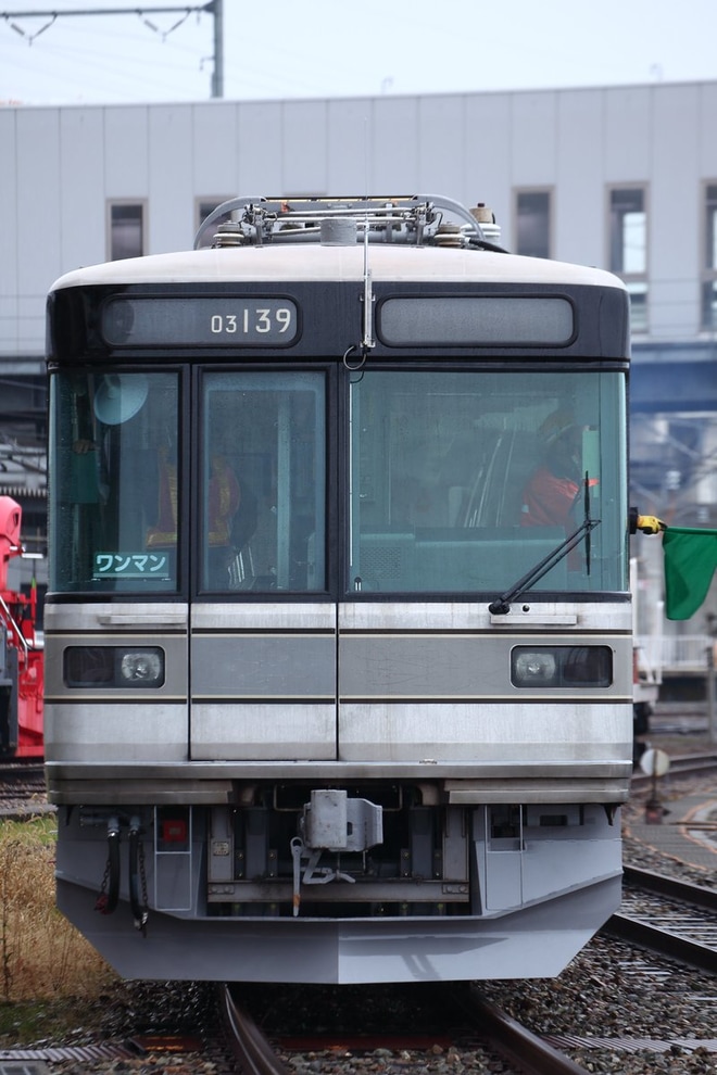 【北鉄】元東京メトロ03系北陸鉄道譲渡車試運転を金沢総合車両所付近で撮影した写真
