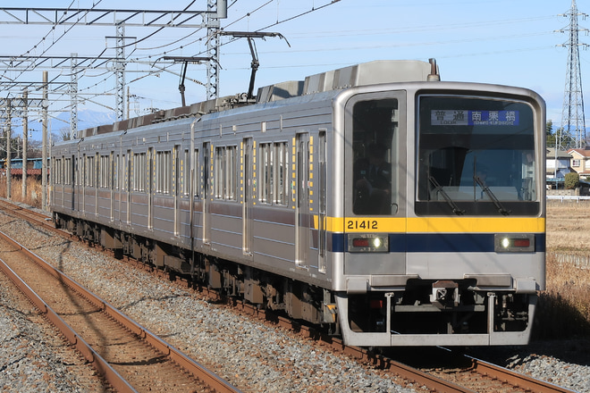 【東武】南栗橋～栃木間でも20400系のワンマン運転開始を柳生駅で撮影した写真