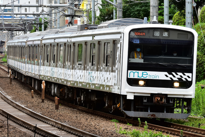 【JR東】209系多目的試験車MUE-Train 東京総合車両センター入場