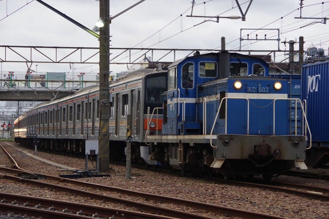  【JR東】205系ケヨM23編成 海外譲渡配給を蘇我駅で撮影した写真