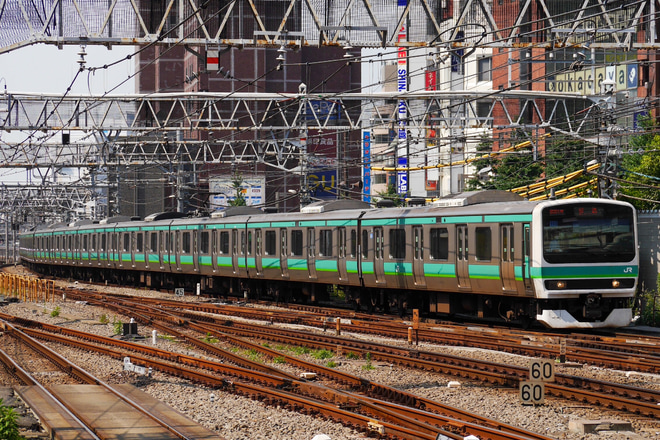 【JR東】E231系マト113編成 東京総合車両センター入場回送を新宿駅で撮影した写真
