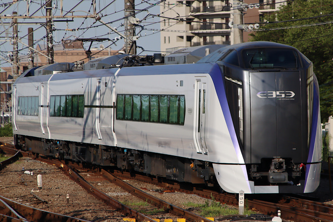 【JR東】E353系S206編成 J-TREC横浜出場を高尾駅で撮影した写真