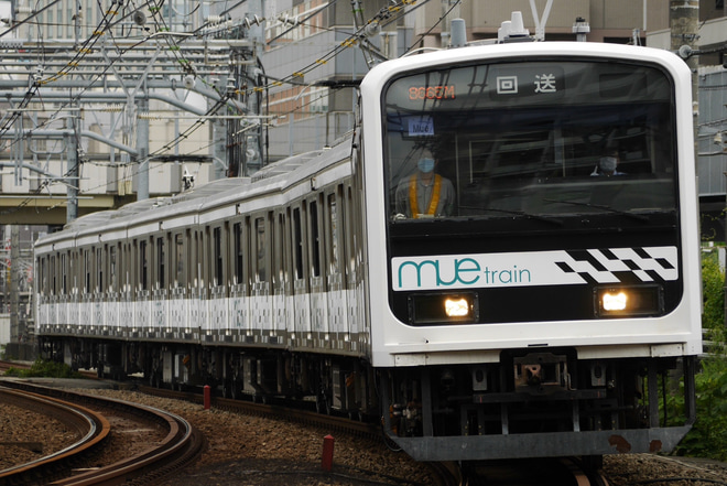 【JR東】209系多目的試験車MUE-Train 東京総合車両センター出場を大崎～恵比寿間で撮影した写真