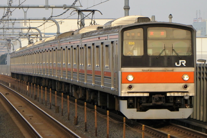 【JR東】武蔵野線向け205系 全車運用離脱を越谷レイクタウン駅で撮影した写真