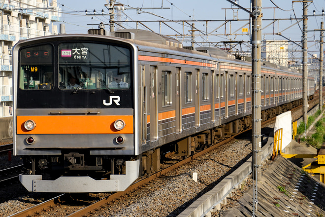 【JR東】武蔵野線向け205系 全車運用離脱を南流山駅で撮影した写真