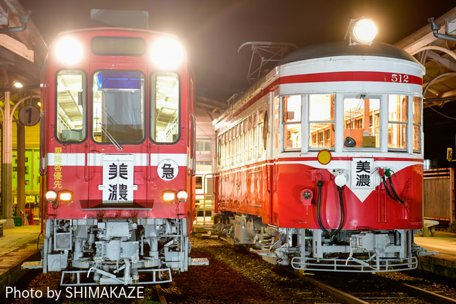 【旧美濃】美濃駅ライトアップ撮影会を美濃駅で撮影した写真