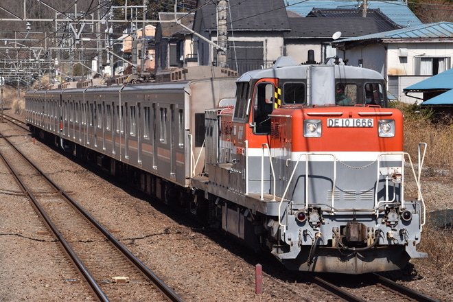 【東急】3000系3003F J-TREC横浜事業所出場甲種を相原駅で撮影した写真
