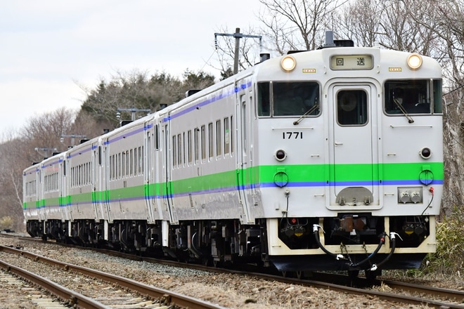 【JR北】キハ40形5両函館運輸所へ転属回送