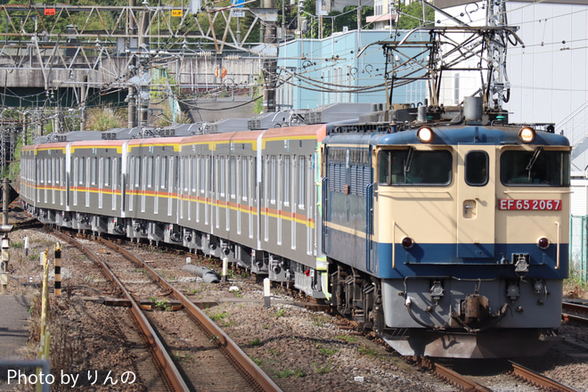 【メトロ】17000系17181F(初の8両固定編成)甲種輸送を小田原駅で撮影した写真