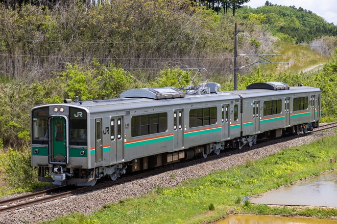 【JR東】701系F2-24編成郡山総合車両センター出場