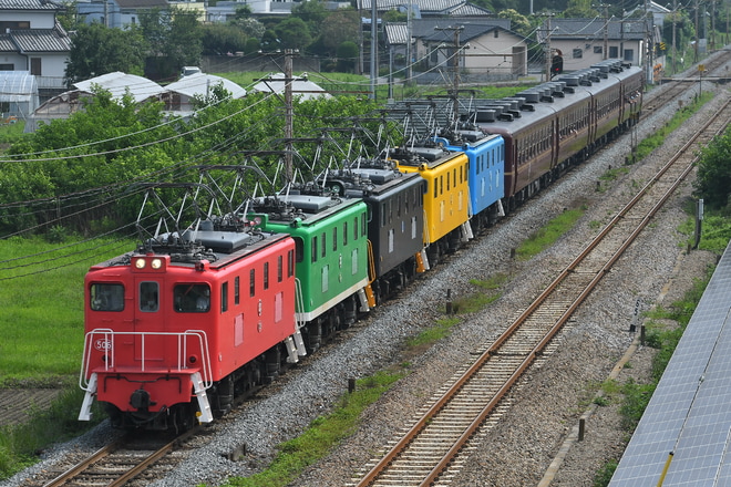 【秩鉄】電気機関車5重連で行く12系客車乗車＆撮影会ツアーを寄居～桜沢間で撮影した写真