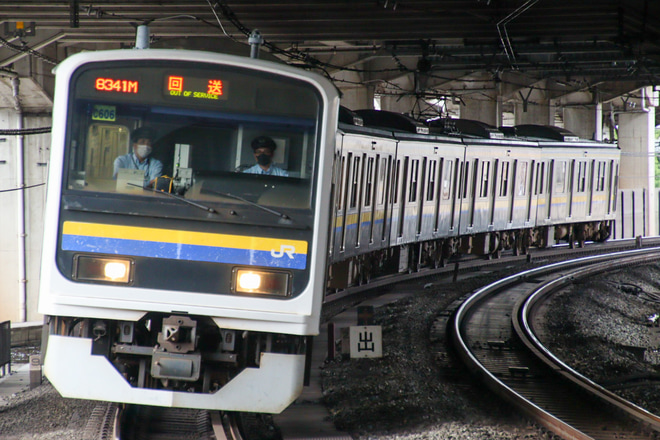 【JR東】209系マリC606編成大宮総合車両センター入場回送を赤羽駅で撮影した写真