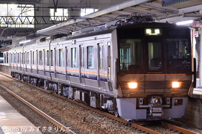 【JR西】207系S61編成網干総合車両所出場回送を東加古川駅で撮影した写真
