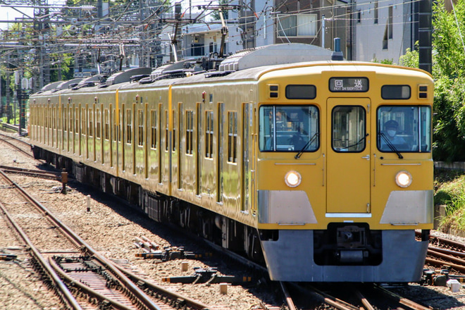 【西武】2000系2031F武蔵丘車両検修場入場回送を西所沢～所沢間で撮影した写真