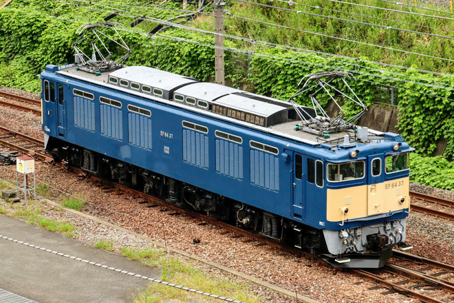 【JR東】EF64-37 鉄道博物館展示送り込みを大宮～大宮操間で撮影した写真