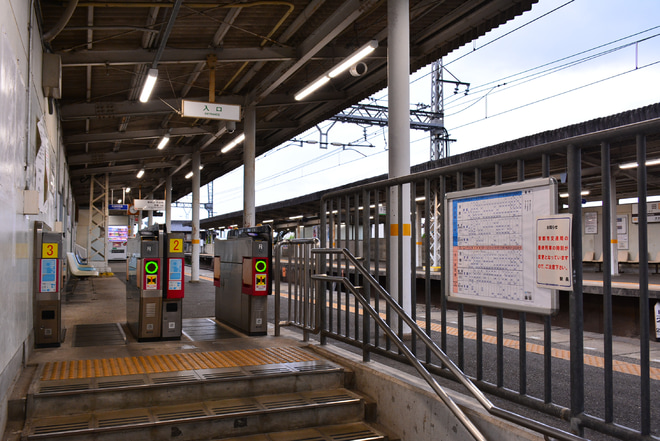 【近鉄】狛田駅仮設改札口が2021年9月27日をもって営業終了を狛田駅で撮影した写真