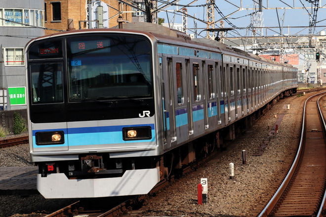 【JR東】E231系K2編成車輪転削回送を吉祥寺駅で撮影した写真