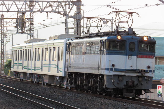 【メトロ】南北線9000系中間車両甲種輸送を南草津駅で撮影した写真