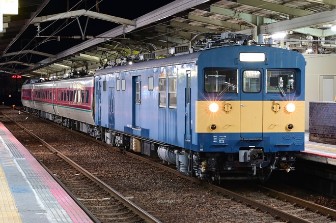 【JR西】381系3両（クハ381-112他）後藤総合車両所出場試運転と回送