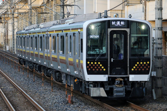 【JR東】E131系TN-7編成宇都宮線試運転を石橋駅で撮影した写真