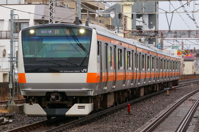 【JR東】E233系青463編成 東京総合車両センター出場を西荻窪駅で撮影した写真