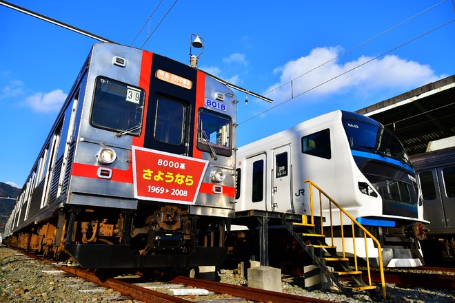 【伊豆急】8000系TB-7編成(歌舞伎/前面赤帯)を使用した団体臨時列車