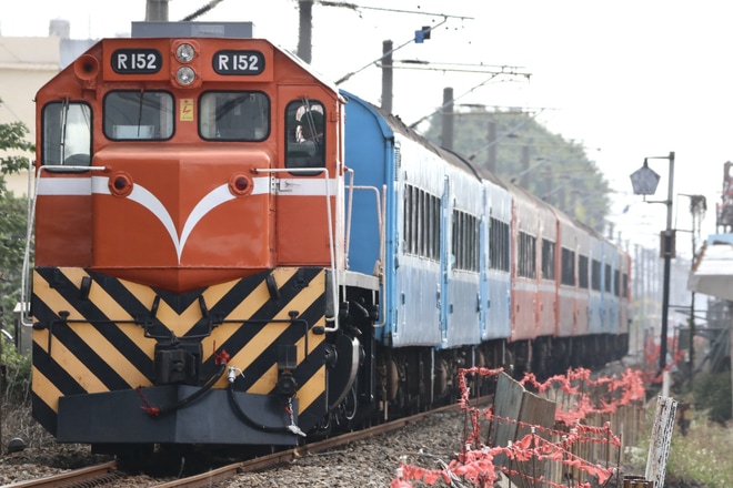 【台鐵】莒光号、復興号客車の廃車回送(20211223)を不明で撮影した写真