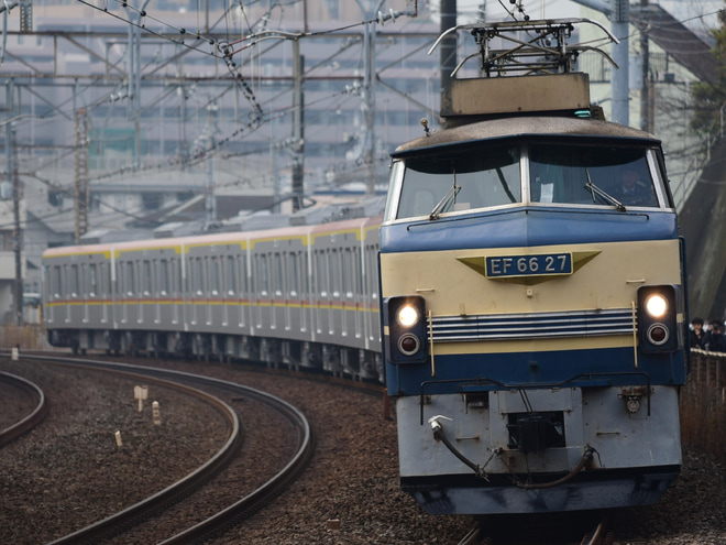 【メトロ】EF66-27牽引17000系17190F甲種輸送を戸塚～東戸塚間で撮影した写真