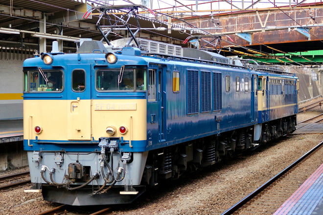 【JR東】田端運転所EF65-1105廃車配給を新秋津駅で撮影した写真