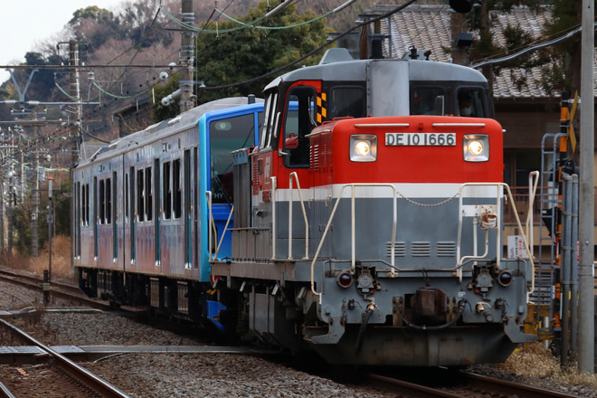 【JR東】FV-E991系「HYBARI」甲種輸送を北鎌倉駅で撮影した写真